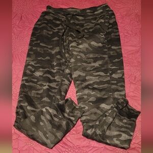 Camouflage Jogger Pants Fleece
